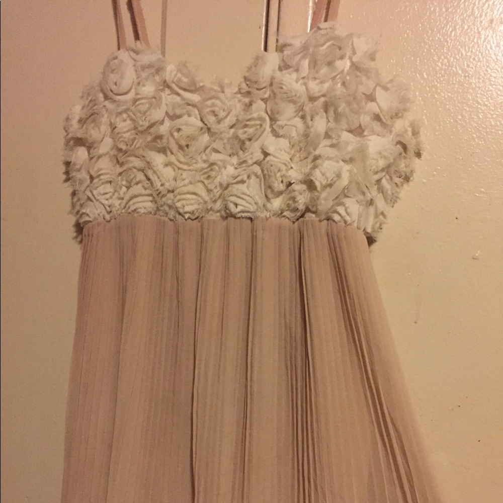 A thigh high dress